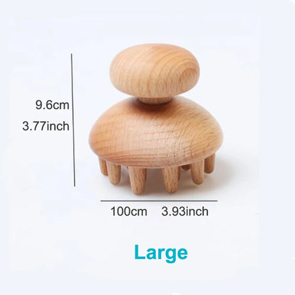 Wood Therapy Mushroom Massage Tool – Natural Anti-Cellulite Solution