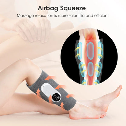 360° Airbag Leg Calf Massager with 3 Modes, Wireless, Foot and Calf Relaxation