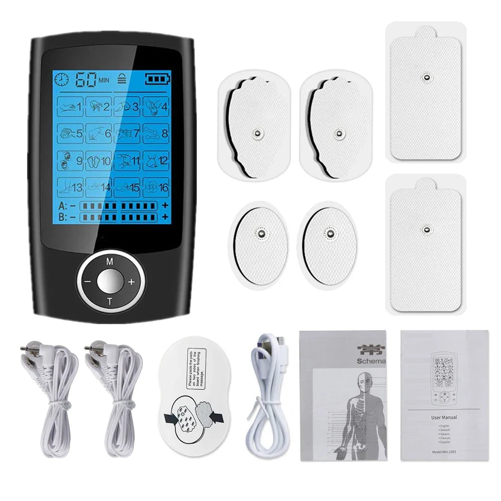 16 Modes EMS Tens Relax Stimulator Acupuncture Massage