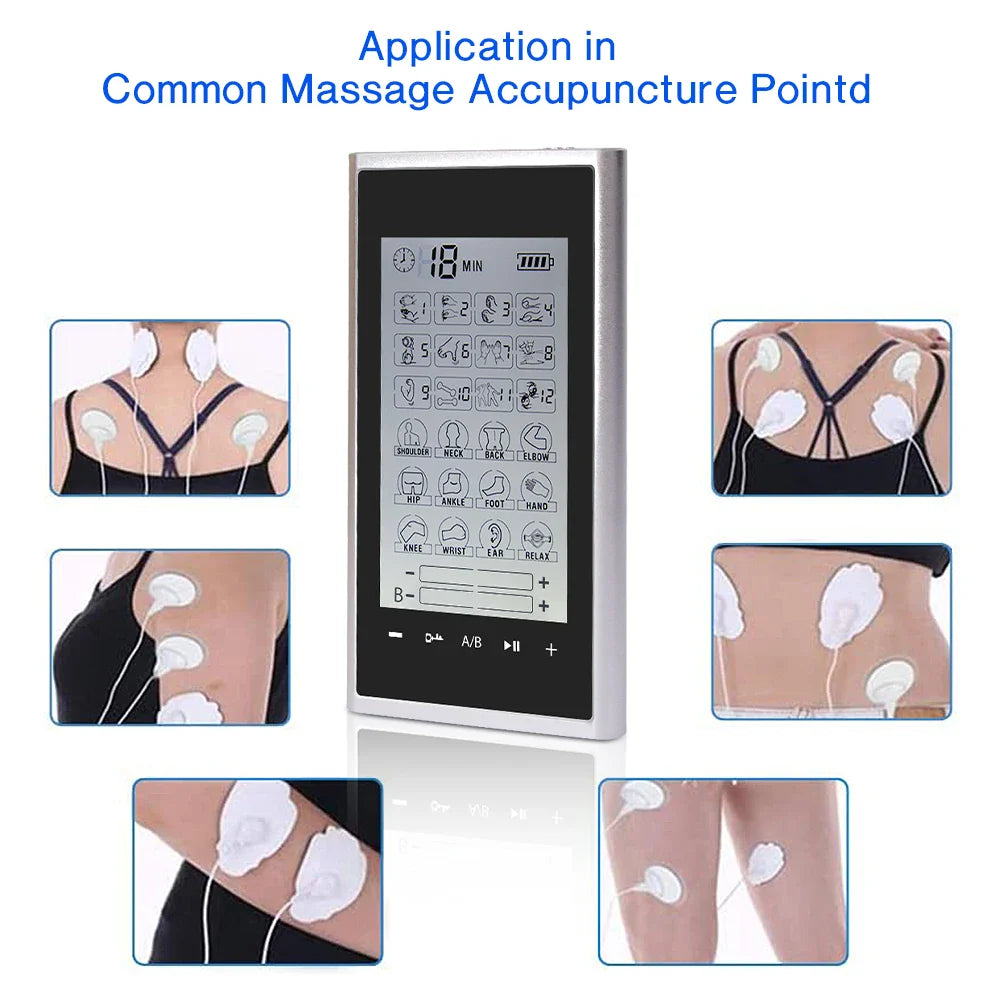 TENS Muscle Stimulator 24-Mode EMS Acupuncture Massager for Pain Relief