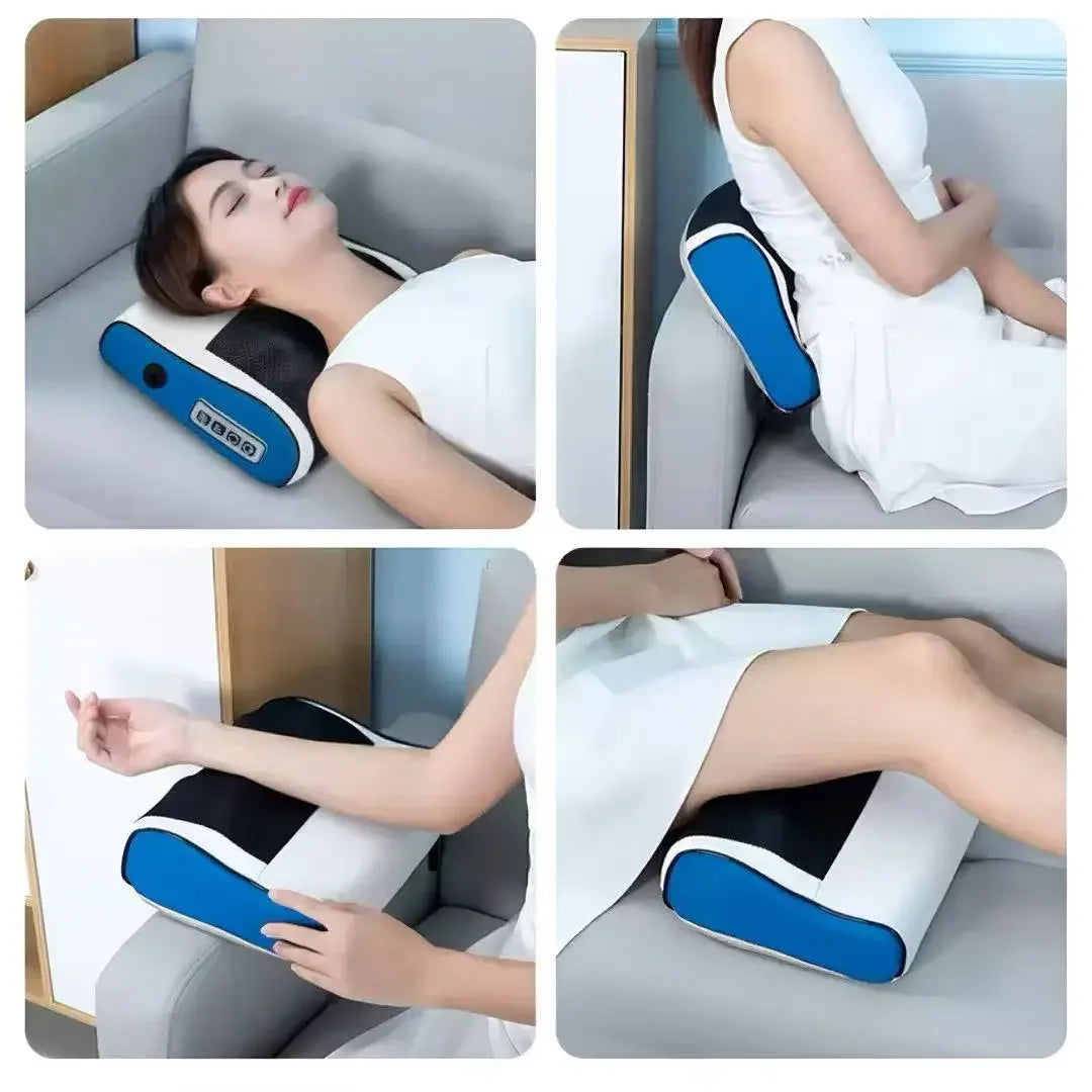 4D Kneading Neck Massage Pillow with Heating for Neck