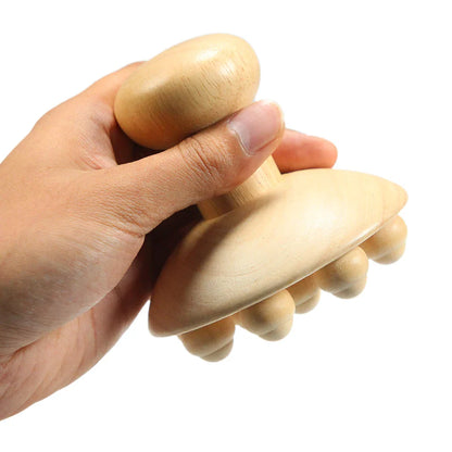 Wood Therapy Mushroom Massage Tool – Natural Anti-Cellulite Solution
