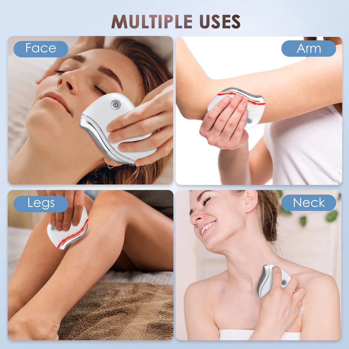 Gua Sha Electric Face Lifting Massager With Vibration