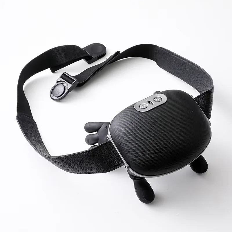 Portable Wireless Heated Neck and Shoulder Massager with Trapezius Kneading