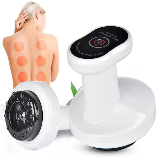 Electric Guasha Cupping Body Massager with Vacuum and