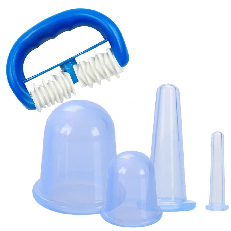 Silicone Facial Massage Cupping Set – Vacuum Massage Therapy