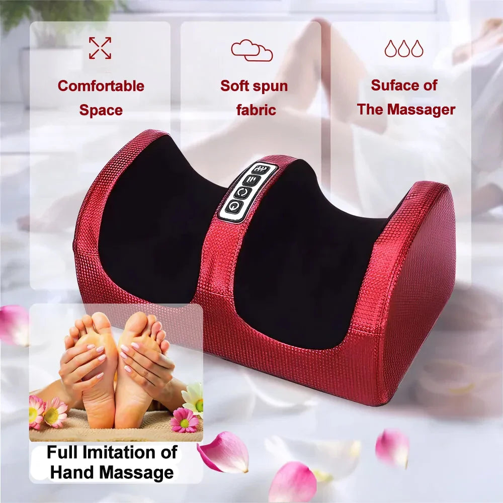 Smart Electric Heated Foot Massager – Deep Tissue Kneading