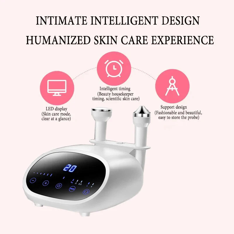 Three-In-One Ultrasonic Facial Massager – Deep Cleansing