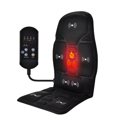 Electric Heating Massage Pad for Back, Universal Car and Home Chair Massager