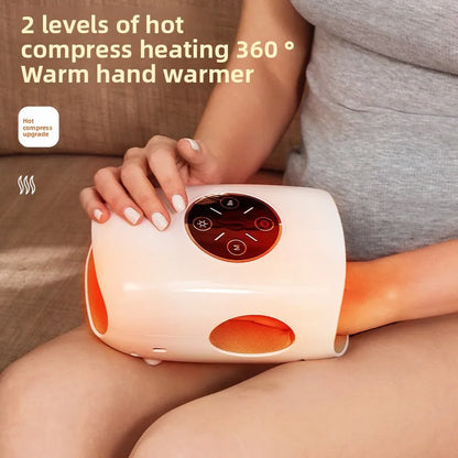 Cordless Electric Hand Massager for Arthritis with Air Compression and Heat