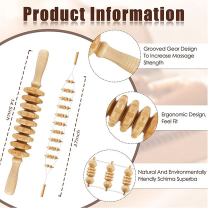 Wood Therapy Massage Kit – Effective Body Shaping Relief