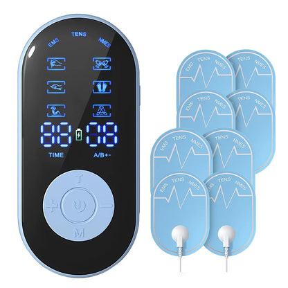 PastSky Microcurrent TENS Massager For Back Neck 2 Outputs
