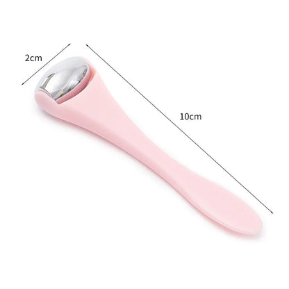 Double Head Stainless Steel Ice Roller & Eye Cream Stick - Face Massager & Beauty Tool