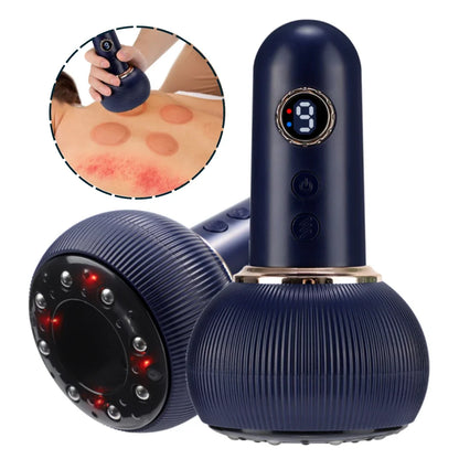 Electric Cupping Device Vacuum Massager – Red Light Therapy