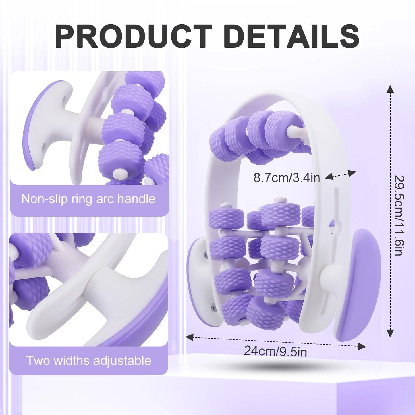 Round Massager Roller For Waist And Abs Cellulite Massage