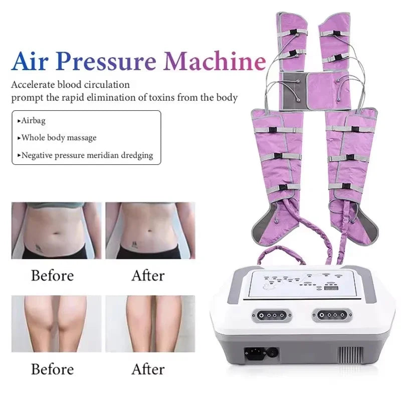 Purple Pressotherapy Lymphatic Massage Device With Air Bags