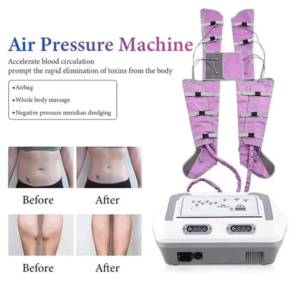 Purple Pressotherapy Lymphatic Massage Device With Air Bags