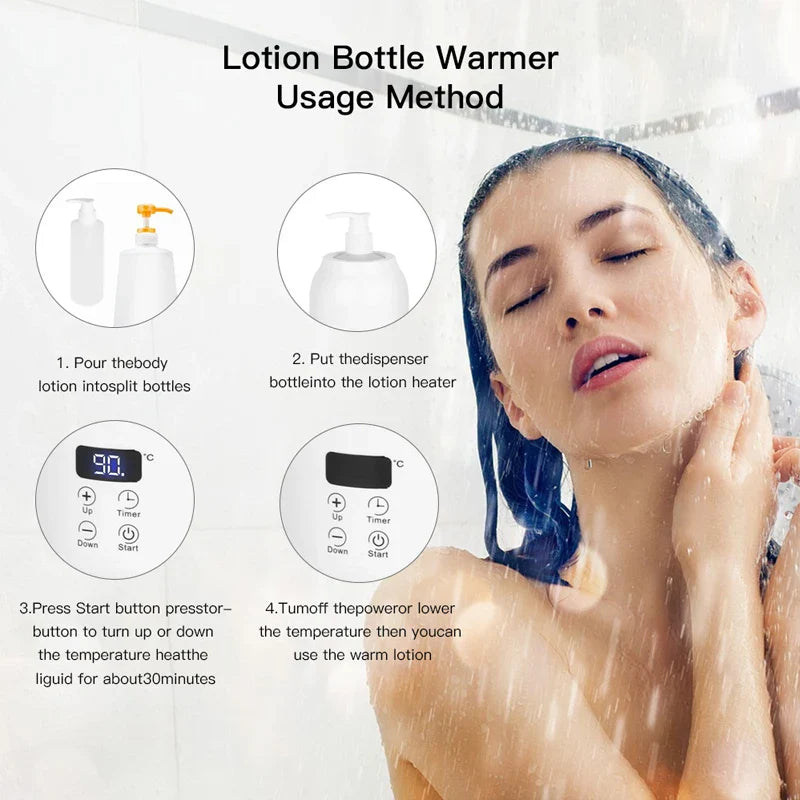Massage Oil Heater With LED Screen – Digital Display