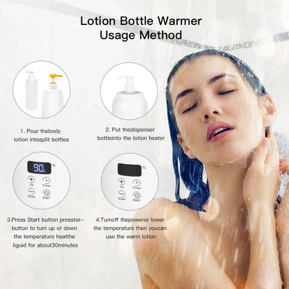 Massage Oil Heater With LED Screen – Digital Display