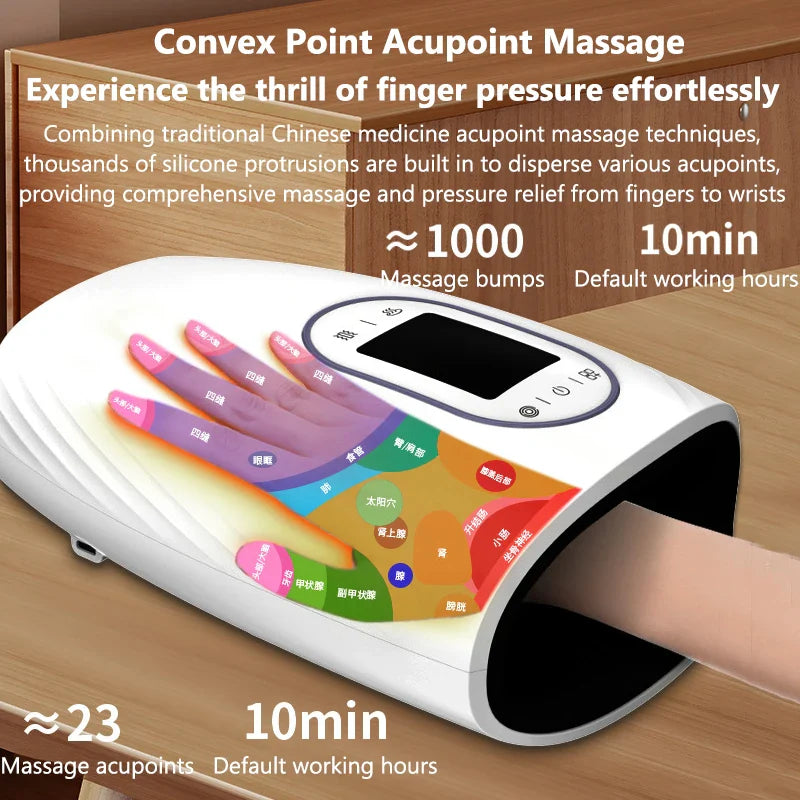 Electric Wireless Hand Massager – 6D Air Compression Massage