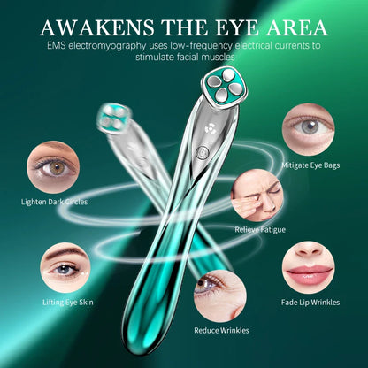 Eye Massage Device Microcurrent Skin Firming Anti Aging