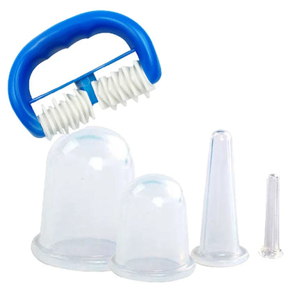 Silicone Facial Massage Cupping Set – Vacuum Massage Therapy