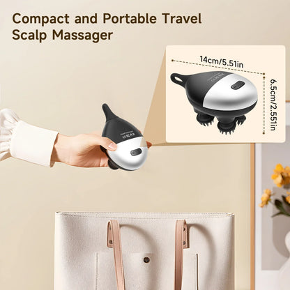 Electric Scalp Massager With 8 Heads 37 Modes Waterproof