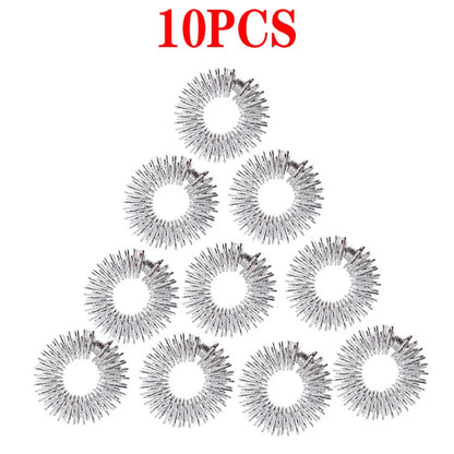 Gold Silver Plated Finger Massage Rings Spiky Acupressure