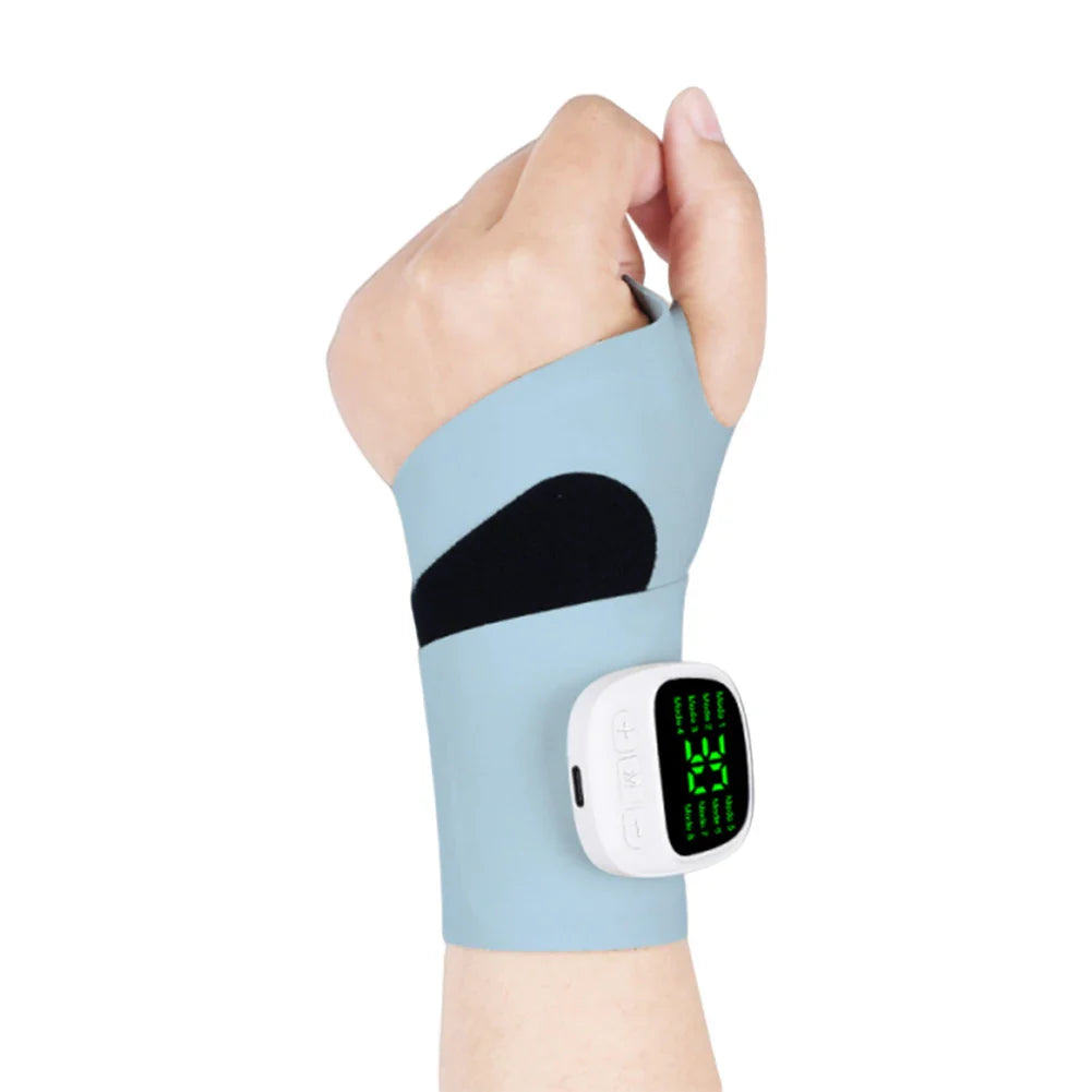Cordless Electric Wrist Massager 8 Modes 30 Levels