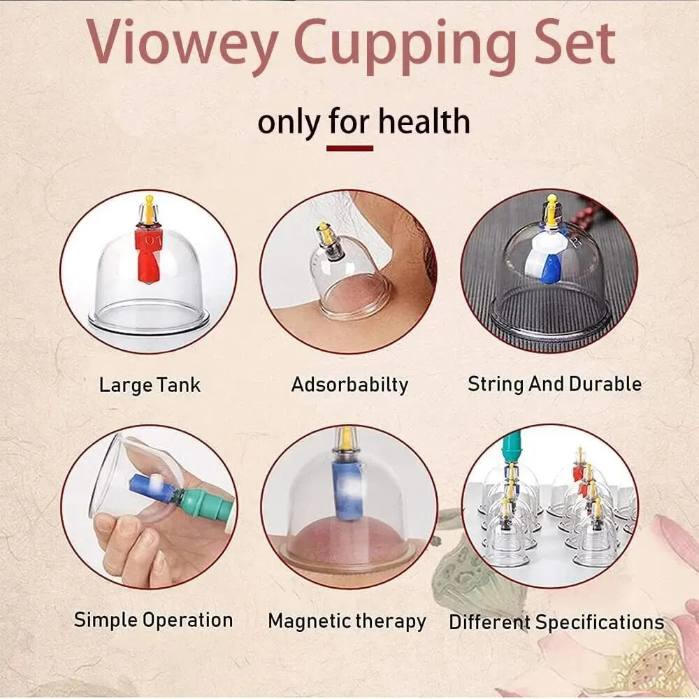 32 Piece Vacuum Cupping Therapy Set