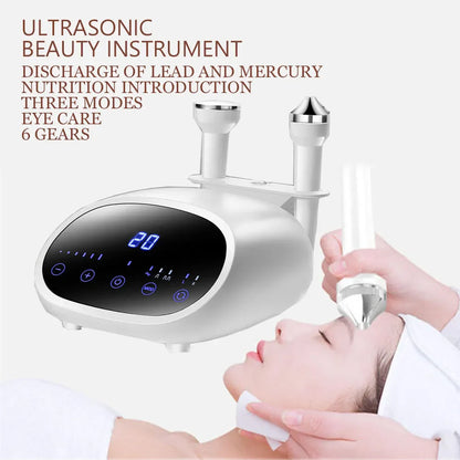 Three-In-One Ultrasonic Facial Massager – Deep Cleansing