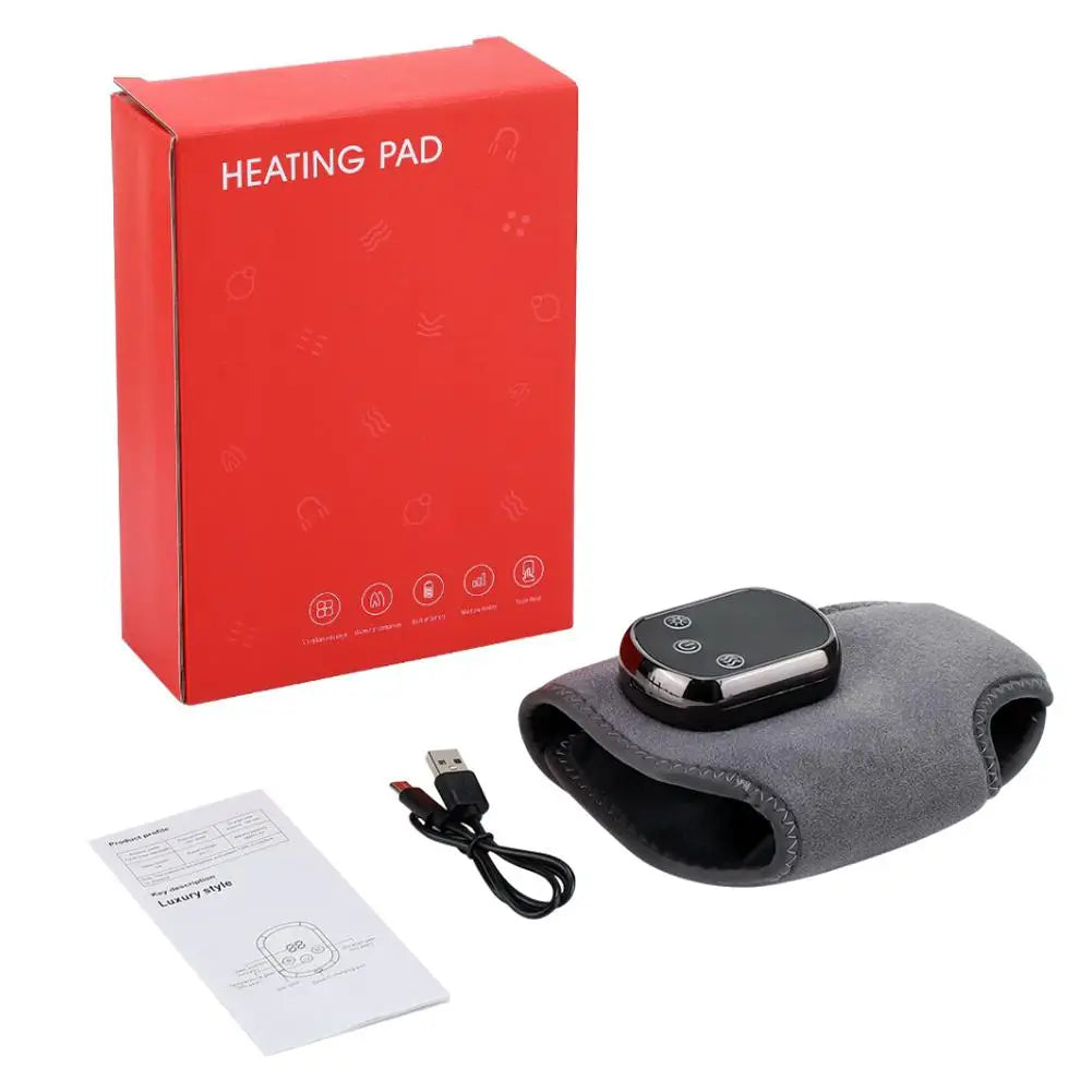 Electric Foot Massager with Heat and Ankle Wrap for Plantar Fasciitis
