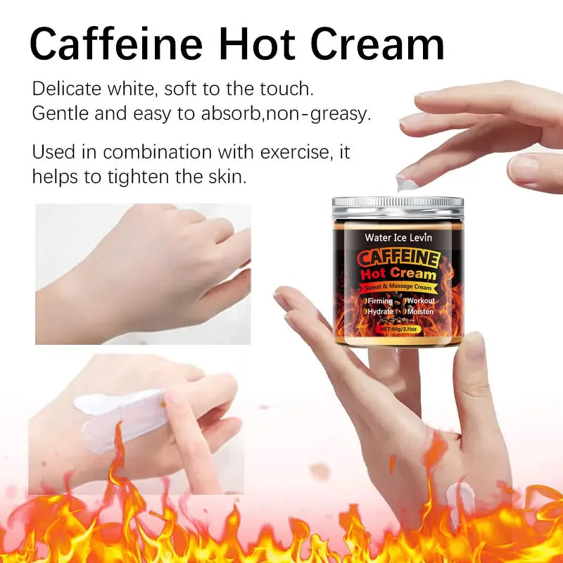 60g Caffeine Thermal Massage Cream – Deep Moisturizing and Firming Formula