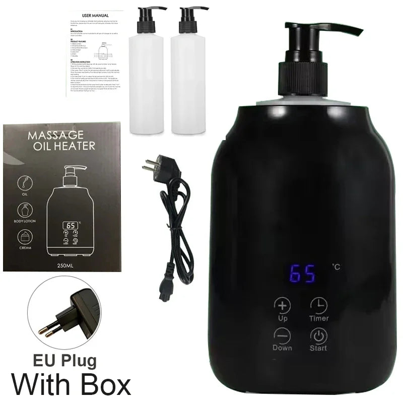 Massage Oil Heater With LED Screen – Digital Display