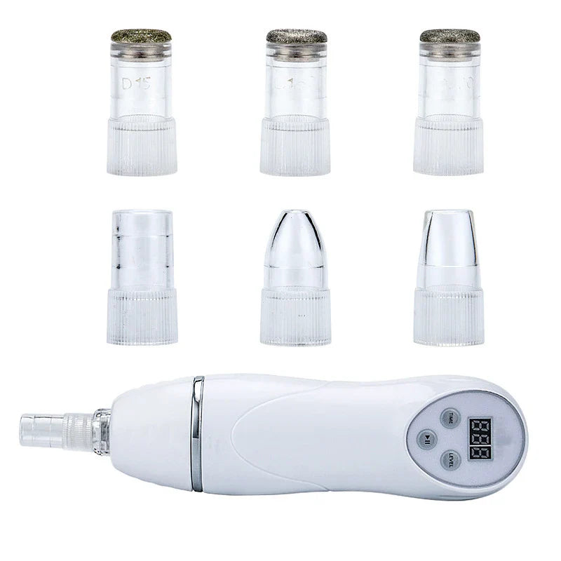 Digital Microdermabrasion Diamond Dermabrasion Pen Vacuum Massage Skin Peeling Acne Treatment Blackhead Cleanse Beauty Equipment – Deep Cleansing Pro