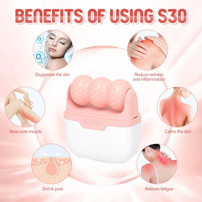 Ice Cold Facial Massager Roller Anti Wrinkle Lifting