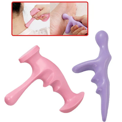 T Shaped Massager Handheld Acupressure Reflexology Tool