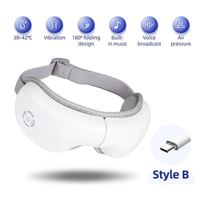 Air Pressure Vibration Eye Massager – Effective Eye Fatigue Relief