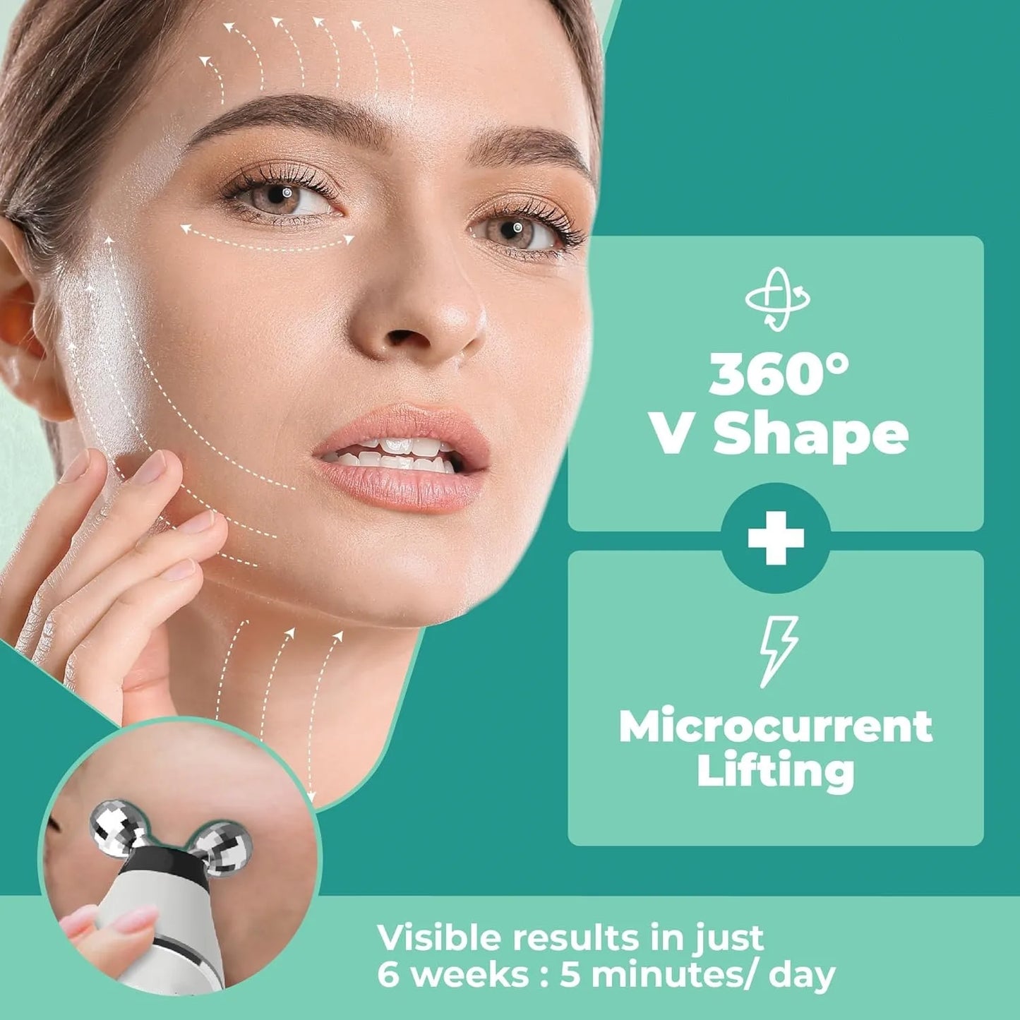 Microcurrent Facial Roller
