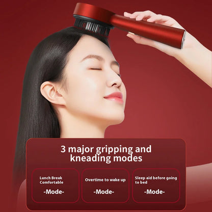 3 Modes Electric Vibration Massage Comb for Hair Growth & Scalp Care