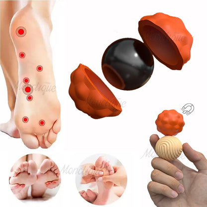 Magnetic Sensory Massage Balls Plantar Acupoint 2 Pieces