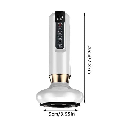 12-Level Adjustable Electric Cupping Massager for Body Slimming, Anti Cellulite