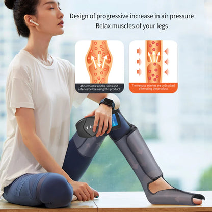 ALC472 Pressotherapy Leg Massager – Rechargeable Battery