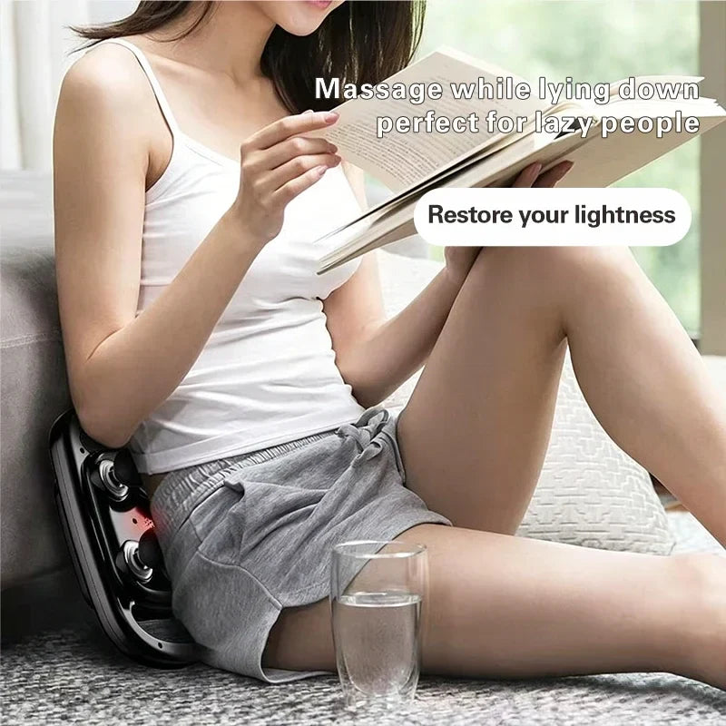 Portable Oscillating Massage Gun with Six Heads for Deep Tissue Muscle Relief at Home