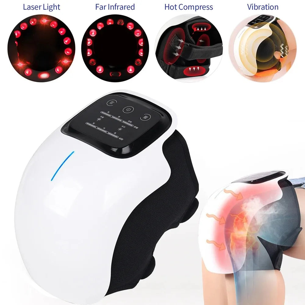 Smart Cordless Knee Massager – Heated Vibration Therapy