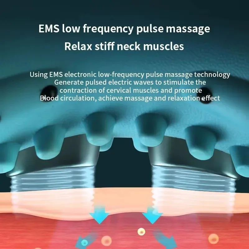 Electric Cervical Massager Neck Stretcher – Pain Relief
