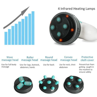 Infrared Handheld Slimming Massager for Body Contouring and Anti Cellulite