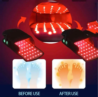 LLLT Infrared Therapy Slippers Rechargeable Foot Massager
