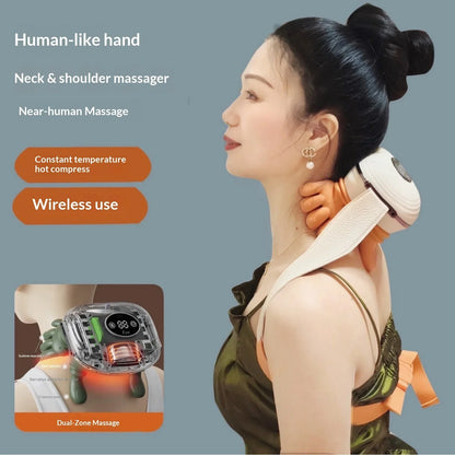 Brushless Quiet Massager for Neck, Shoulders, Hands and Legs
