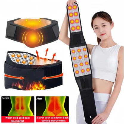 Tourmaline Self-Heating Magnetic Waist Belt